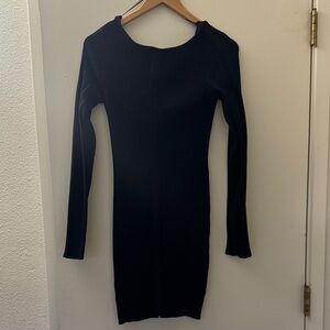 H&M Classic Black Long Sleeve Dress